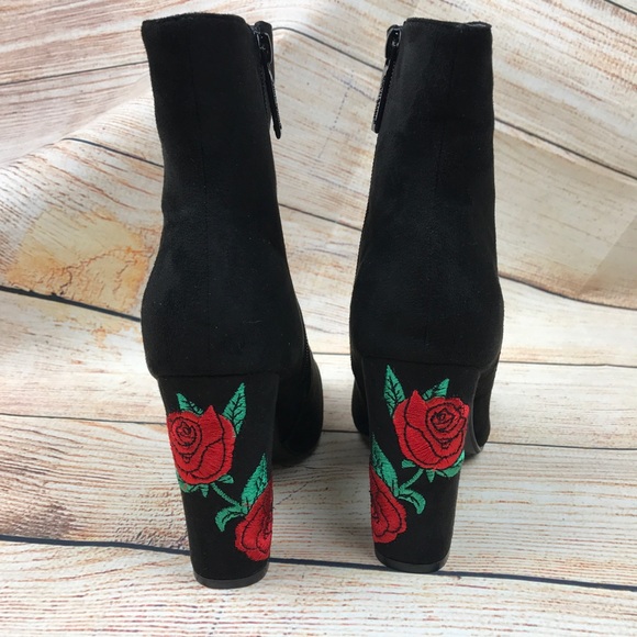 NIB Nature Breeze floral heel bootie boot - Picture 3 of 8